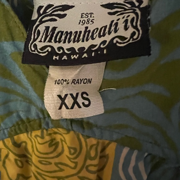 Manuhealii Yellow and Green Camisole Top - Picture 3 of 5